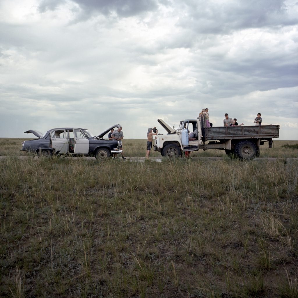 Russian families still live in the former military town of Shagan. Nowadays they live on scrap metal. Shagan used to be the strategic airport for former nuclear test site of Semipalatinsk polygon.